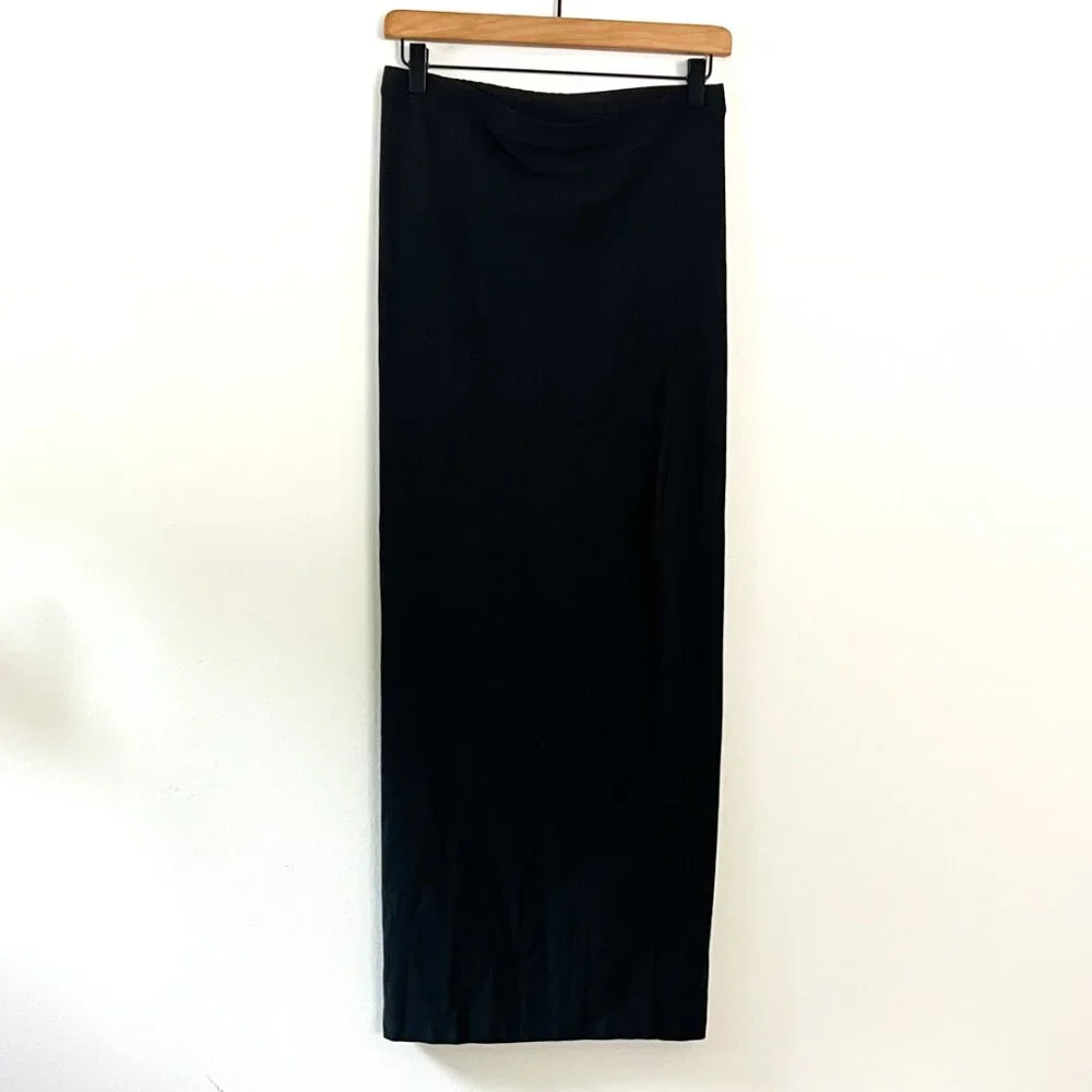 CARBON38 // Black Buttery Smooth Strapless Dress in Melt M - Picture 4 of 7